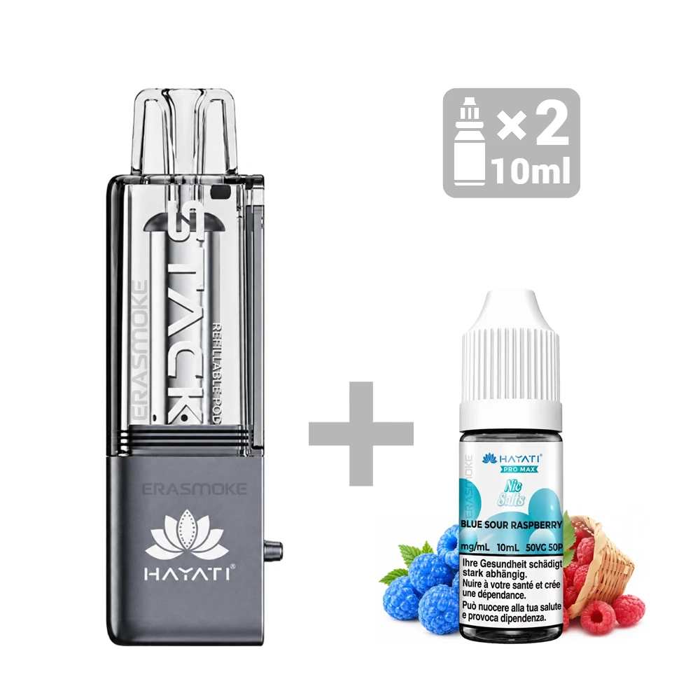 hayati stack elite refill set blue sour raspberry
