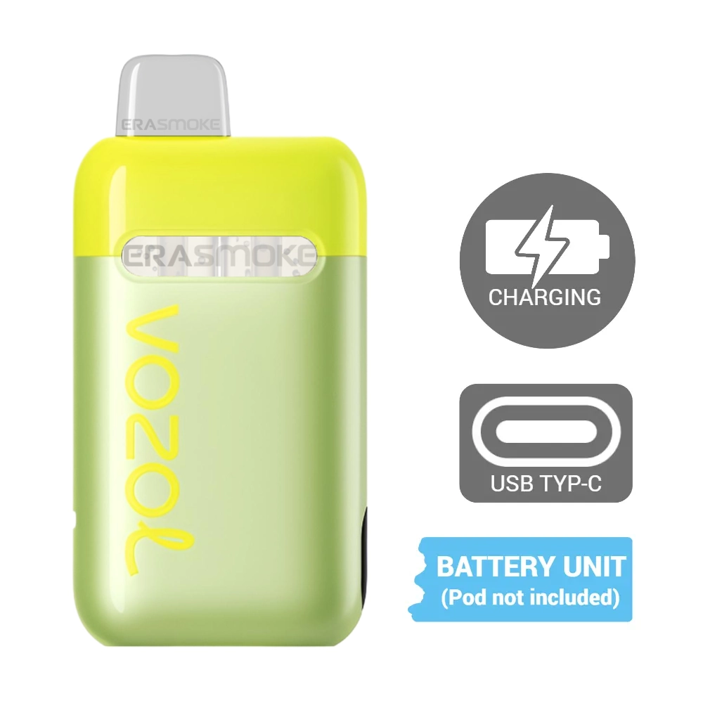 vozol neon plug max akku lime green