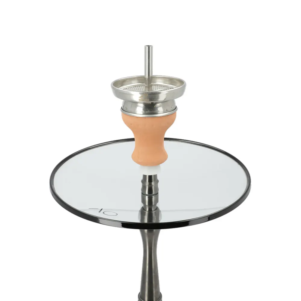 AO Glas-Kohleteller - Gunmetal 2