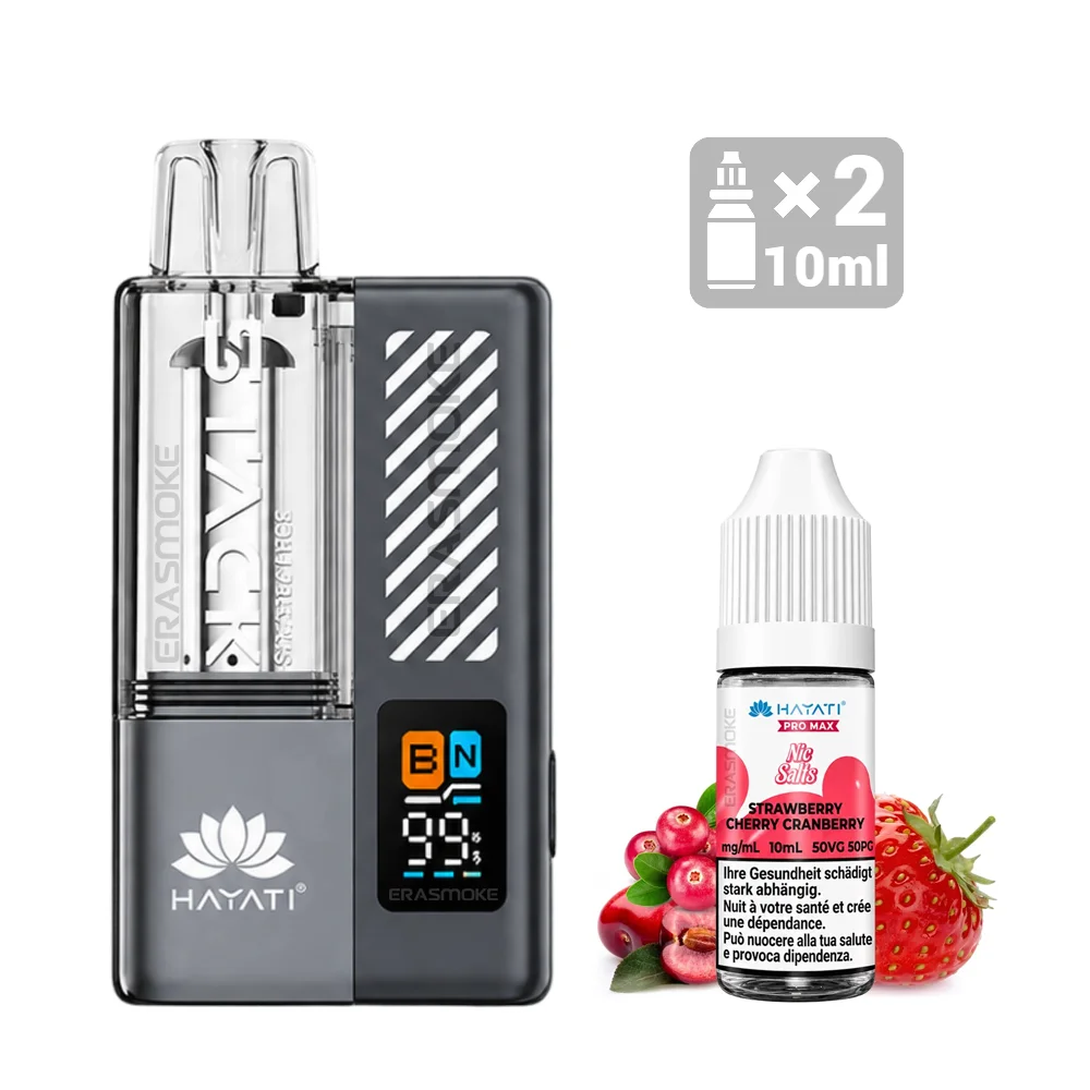hayati stack elite kit strawberry cherry cranberry