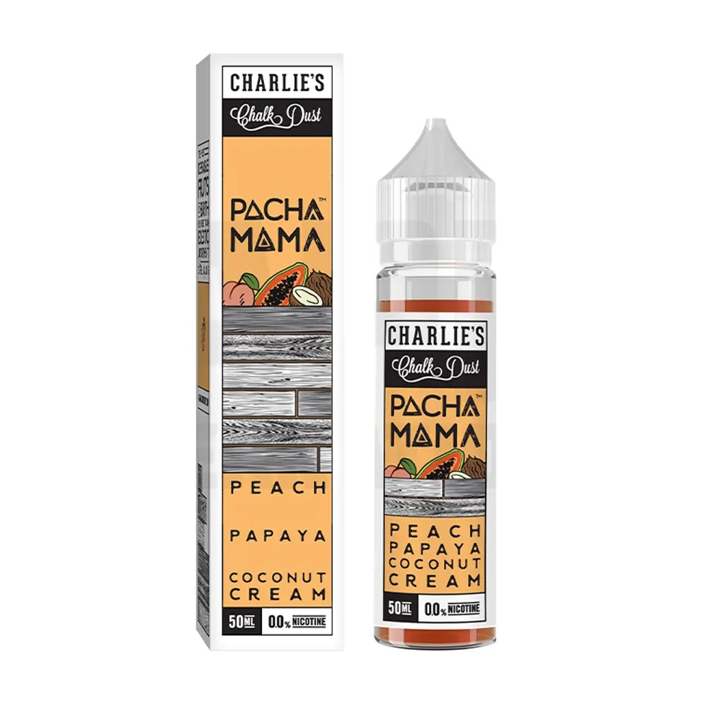 Pacha Mama Peach Papaya Coconut Cream 50ml Shortfill