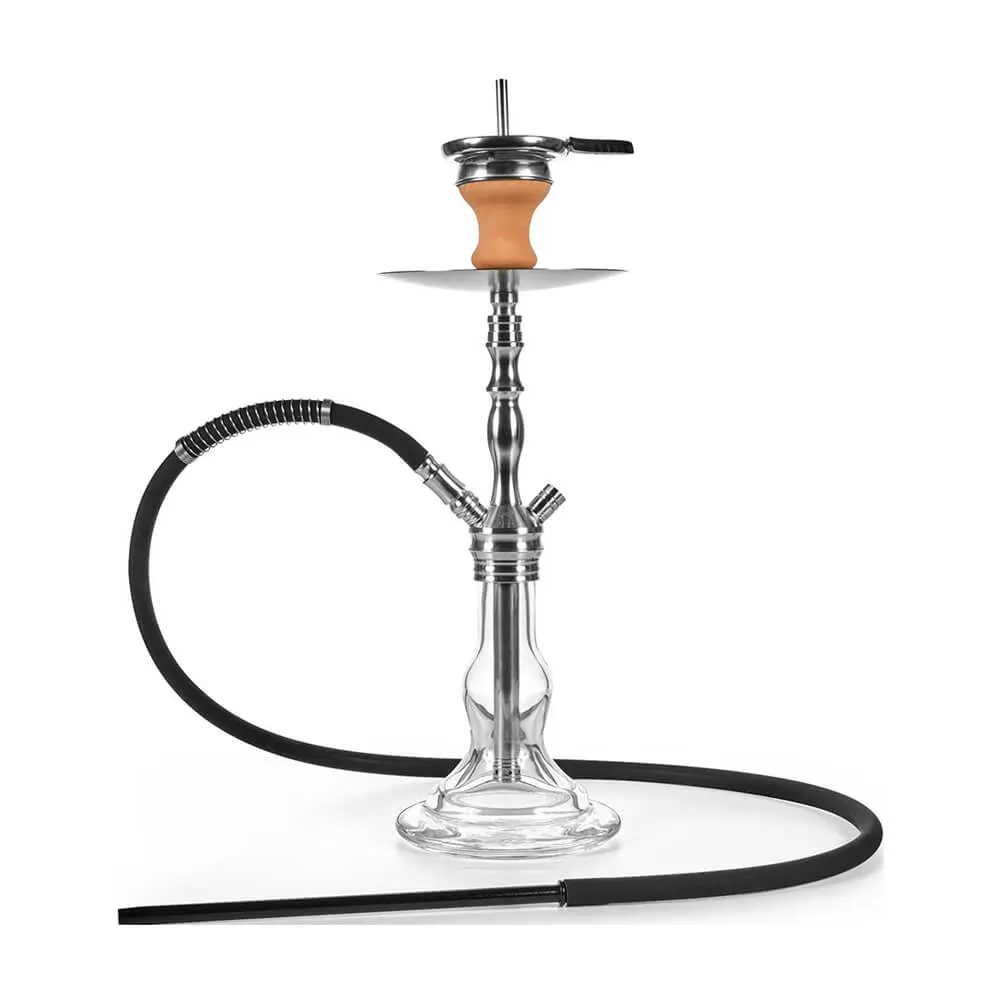 Azlan Shisha Dluxe - Silver Steel