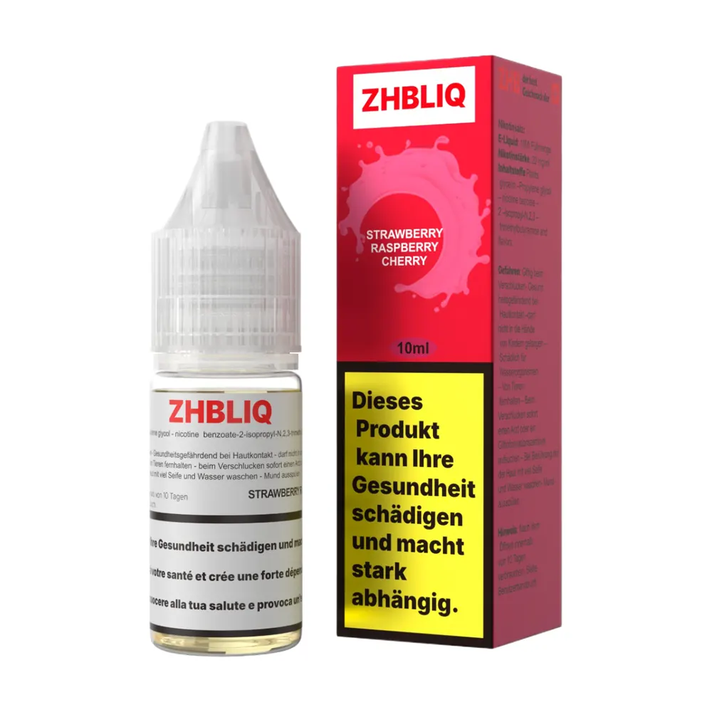 ZHB Liquid Strawberry Raspberry Cherry 10ml (20mg)