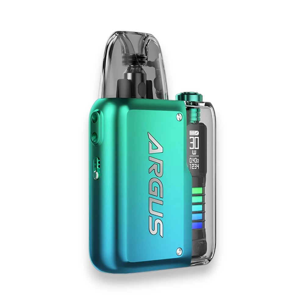 voopoo argus p2 neon blue