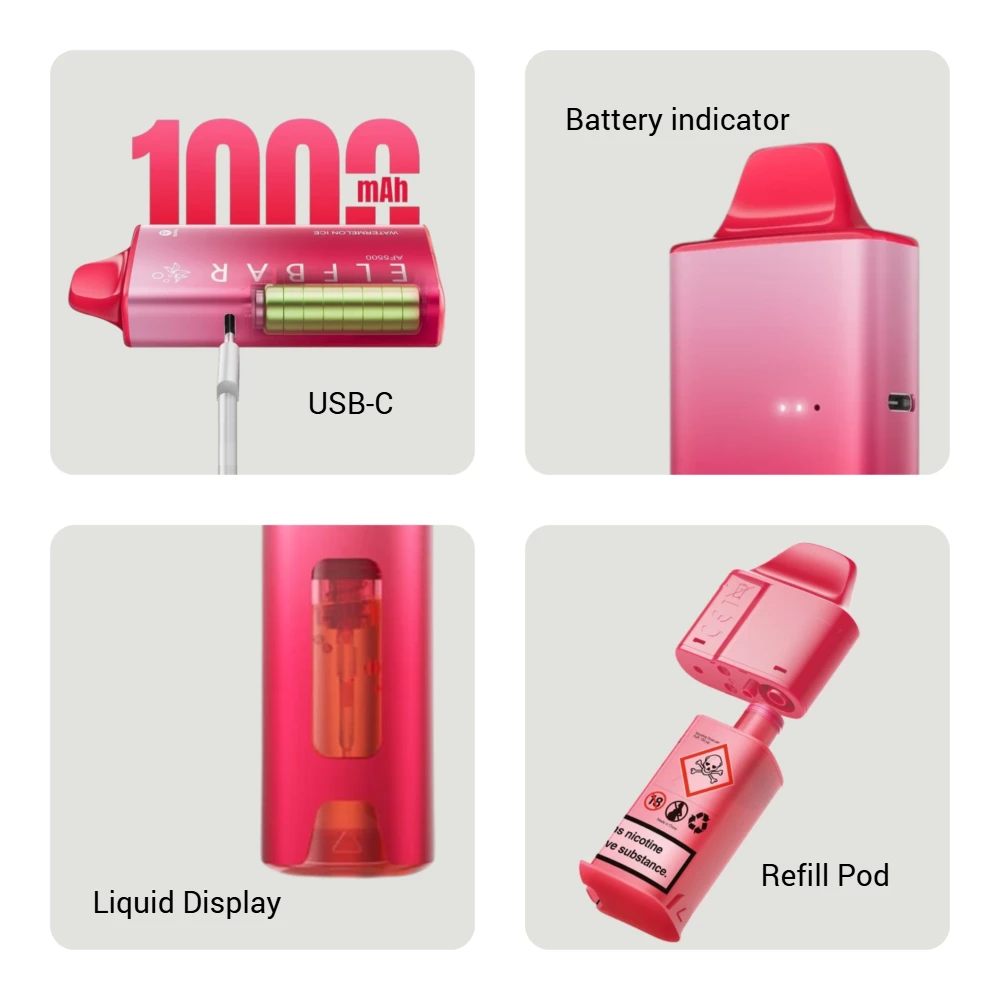 ELFBAR NX 7000 Starter Kit Watermelon Ice | Gnstig kaufen ELFBAR NX 7000 Starter Kit Watermelon Ice | Gnstig kaufen