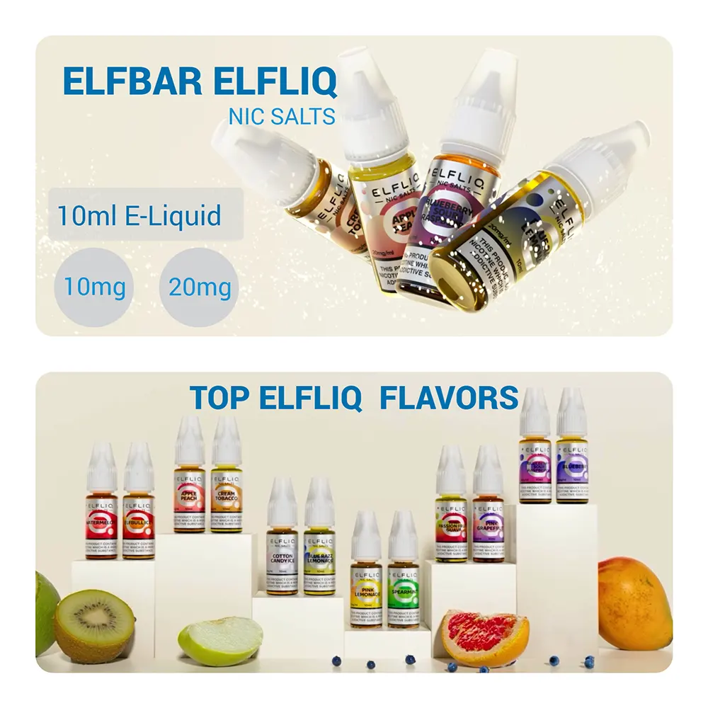 Elfbar Elfliq Cuba Tobacco | Liquid gnstig kaufen Elfbar Elfliq Cuba Tobacco | Liquid gnstig kaufen