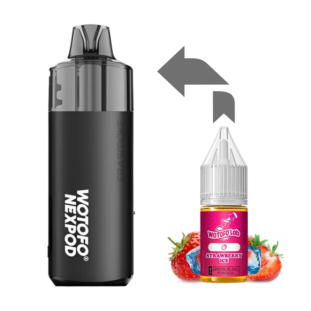 Wotofo NexPod Pro 15K Kit Strawberry Ice (Black)