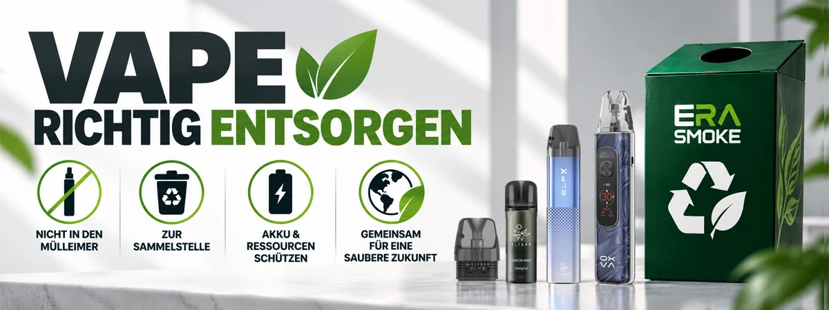 Vape richtig Entsorgen