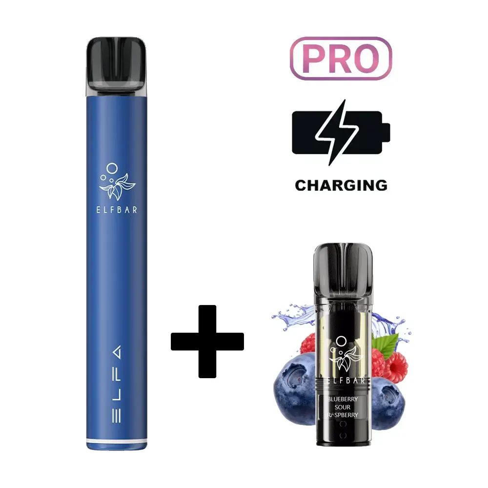 Elfbar ELFA PRO Starter-Kit Navy Blue (Blueberry Sour Raspberry)