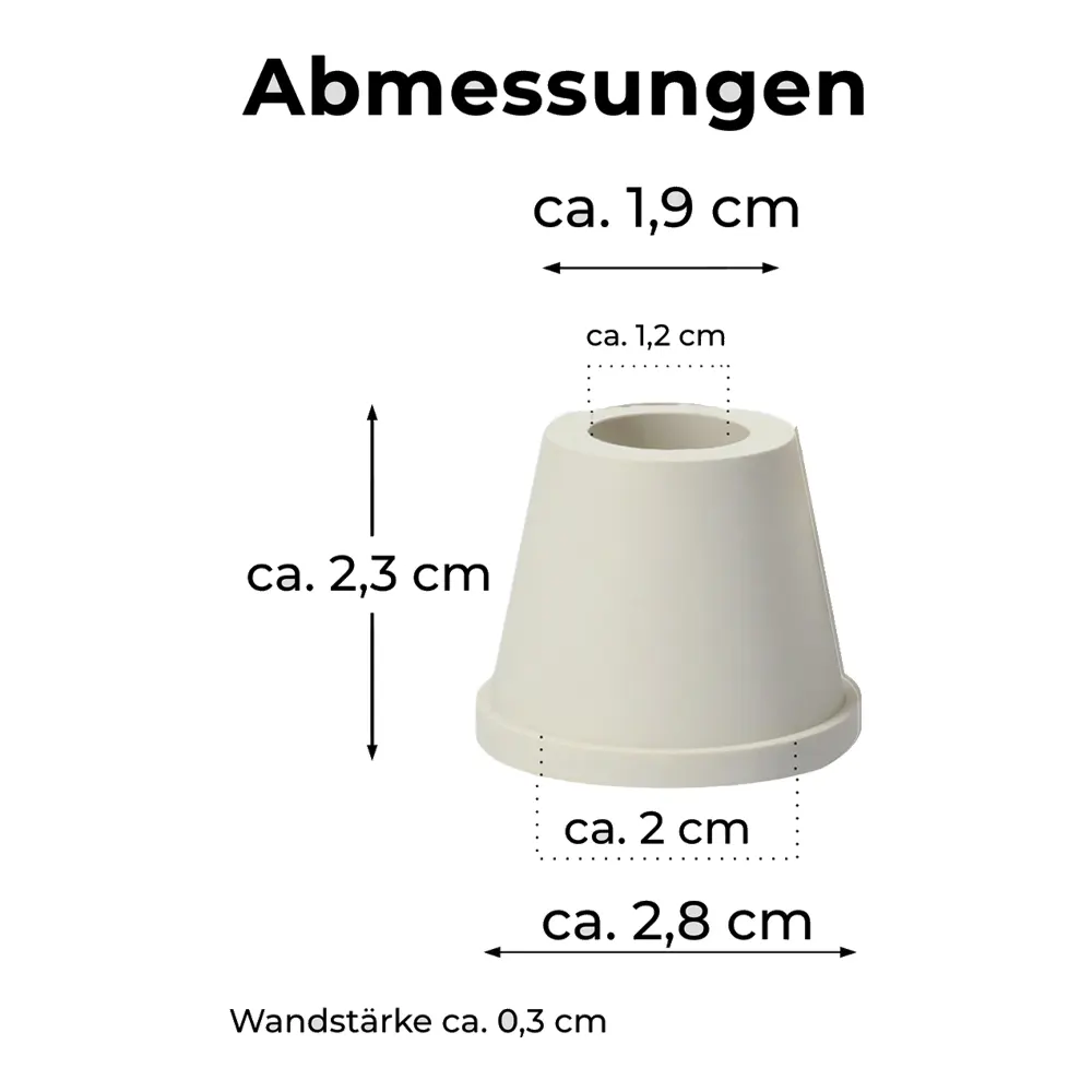 AO Kopfdichtung Kautschuk White - Masse