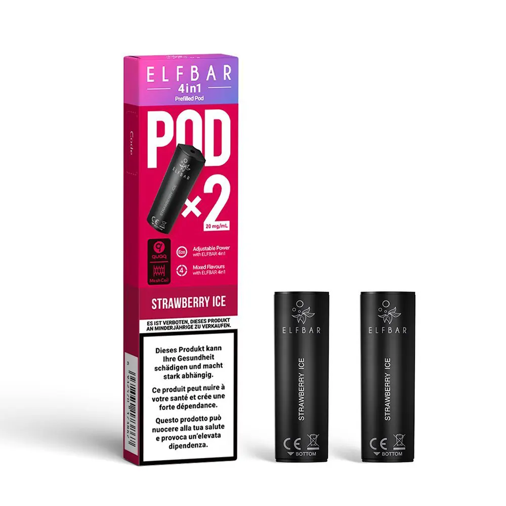 Elfbar 4 in 1 Pod Strawberry Ice 2er-Pack