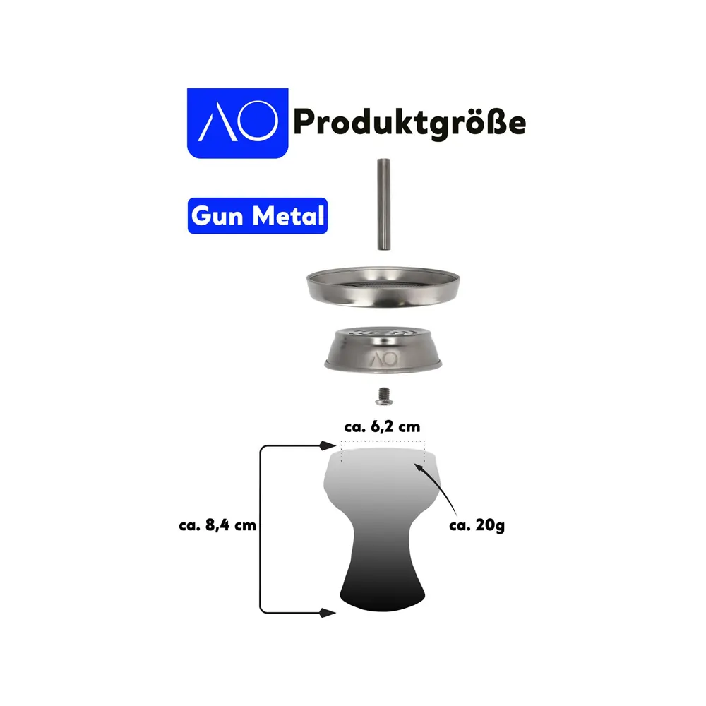 AO Strainer Kaminkopfset - Edelstahl 4