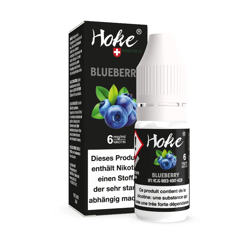 Hoke Liquid Blueberry 10ml (6mg)