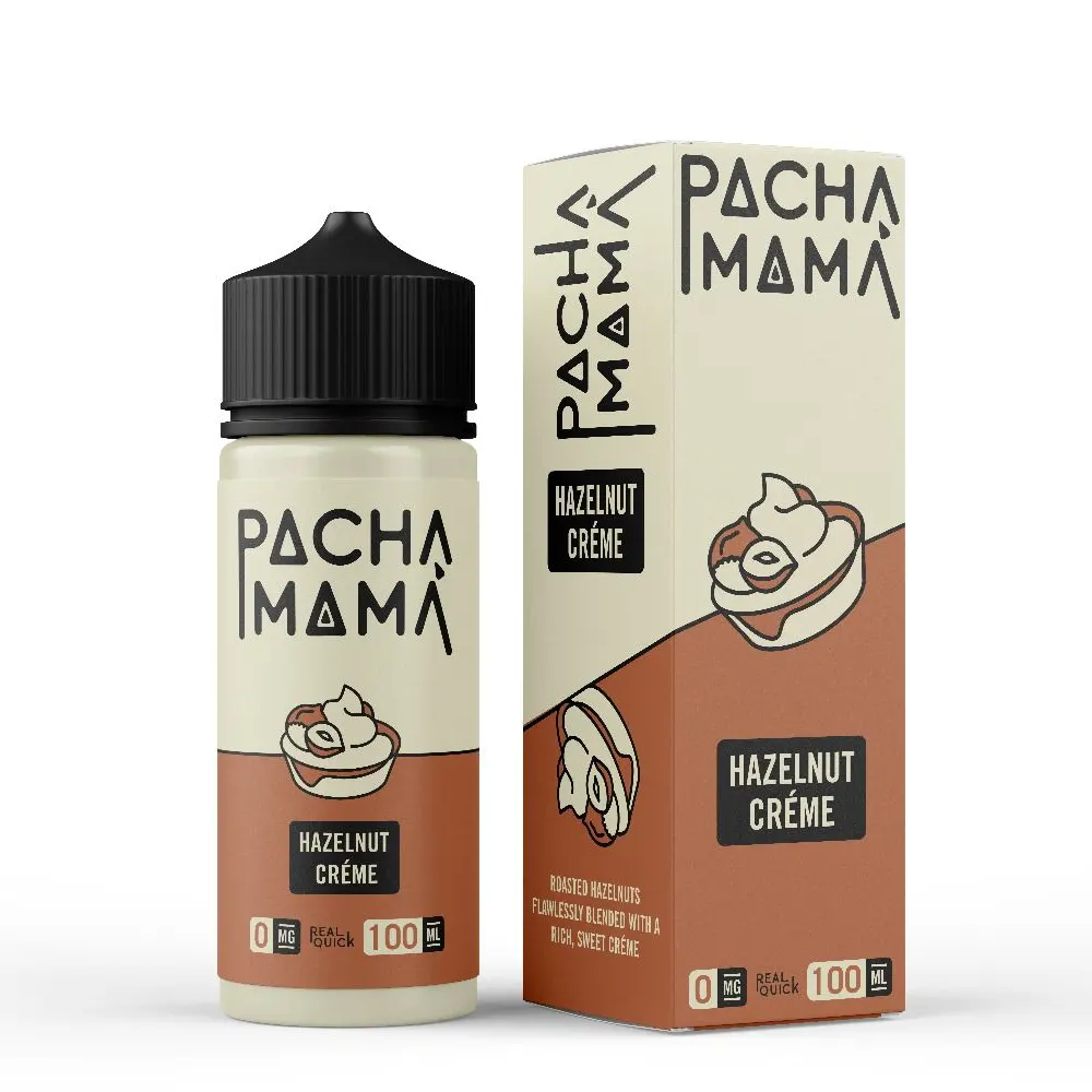 Pacha Mama Hazelnut Creme 100ml Shortfill