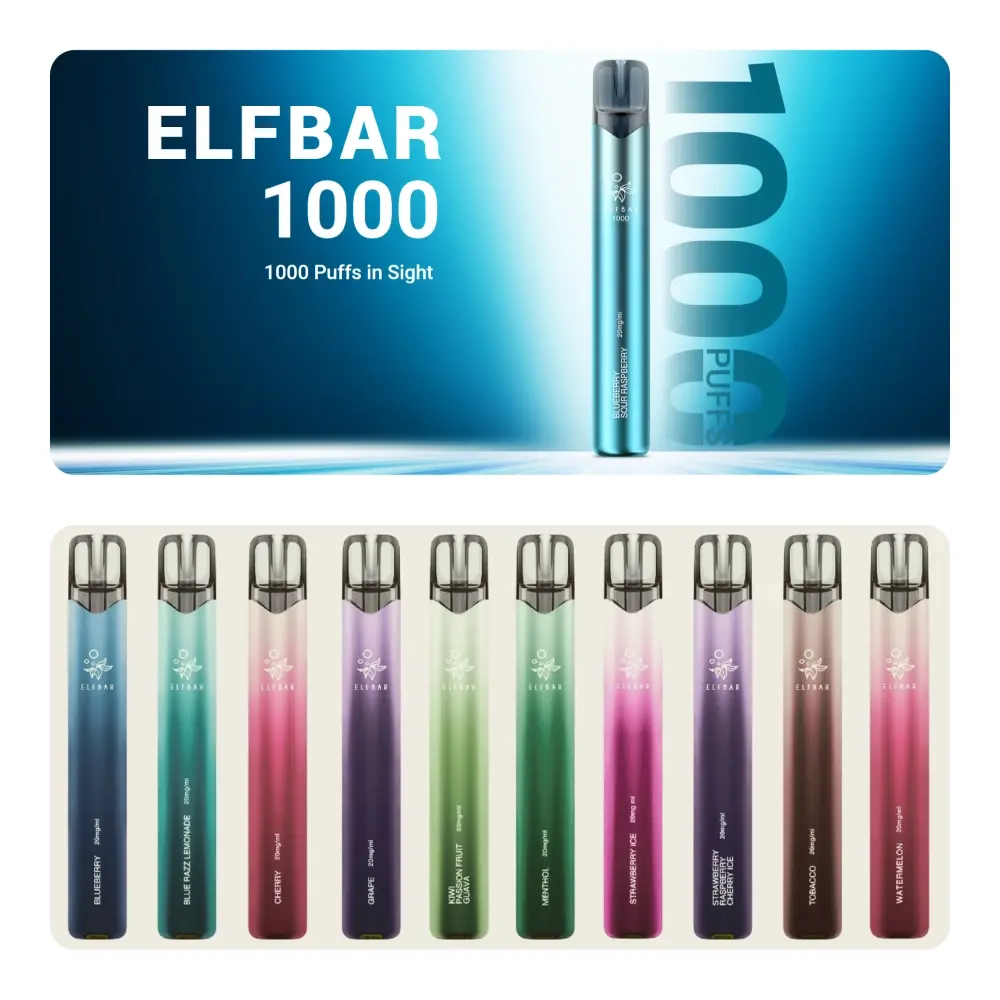 Elfbar 1000 Alle Sorten
