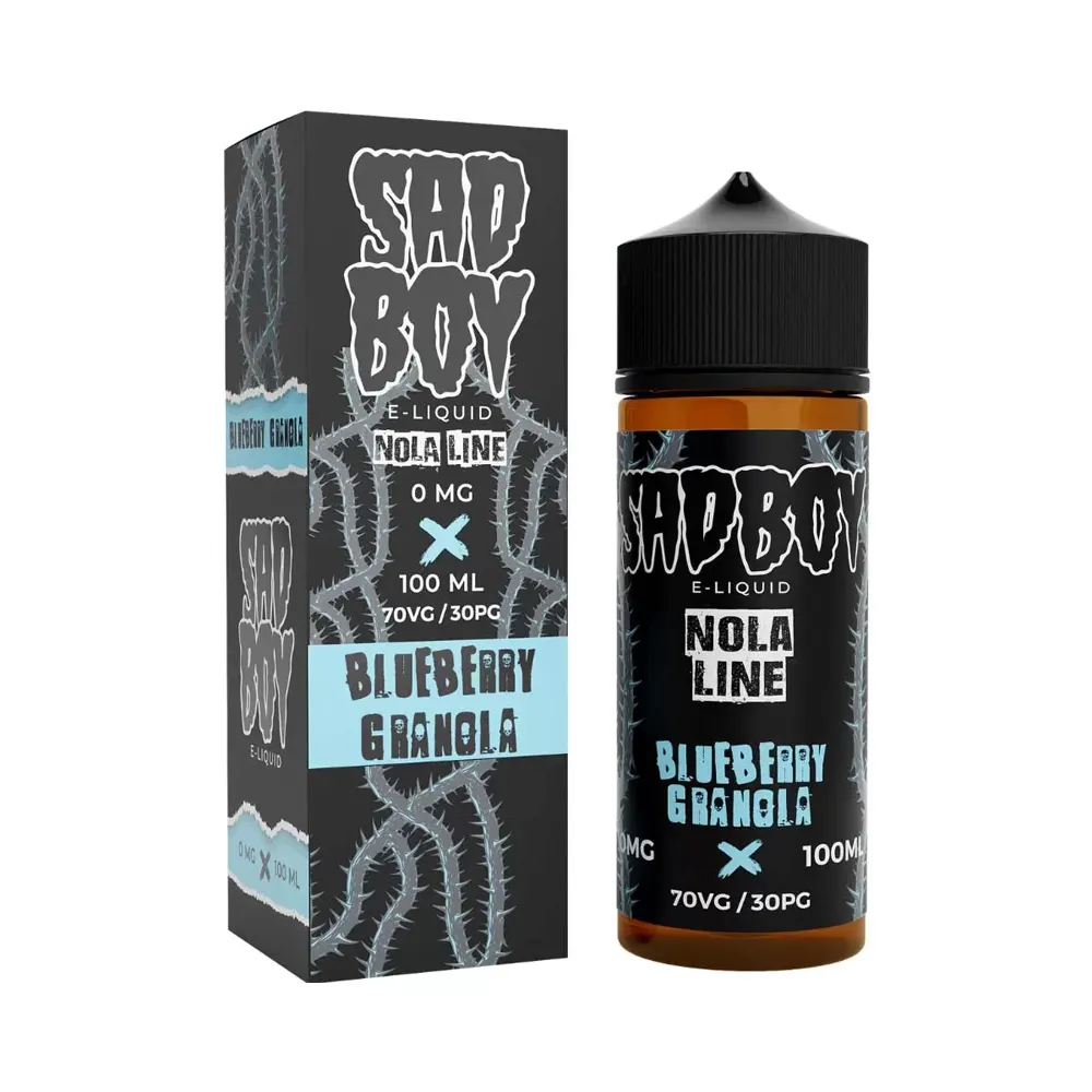 sadboy shortfill blueberry granola 100ml shortfill