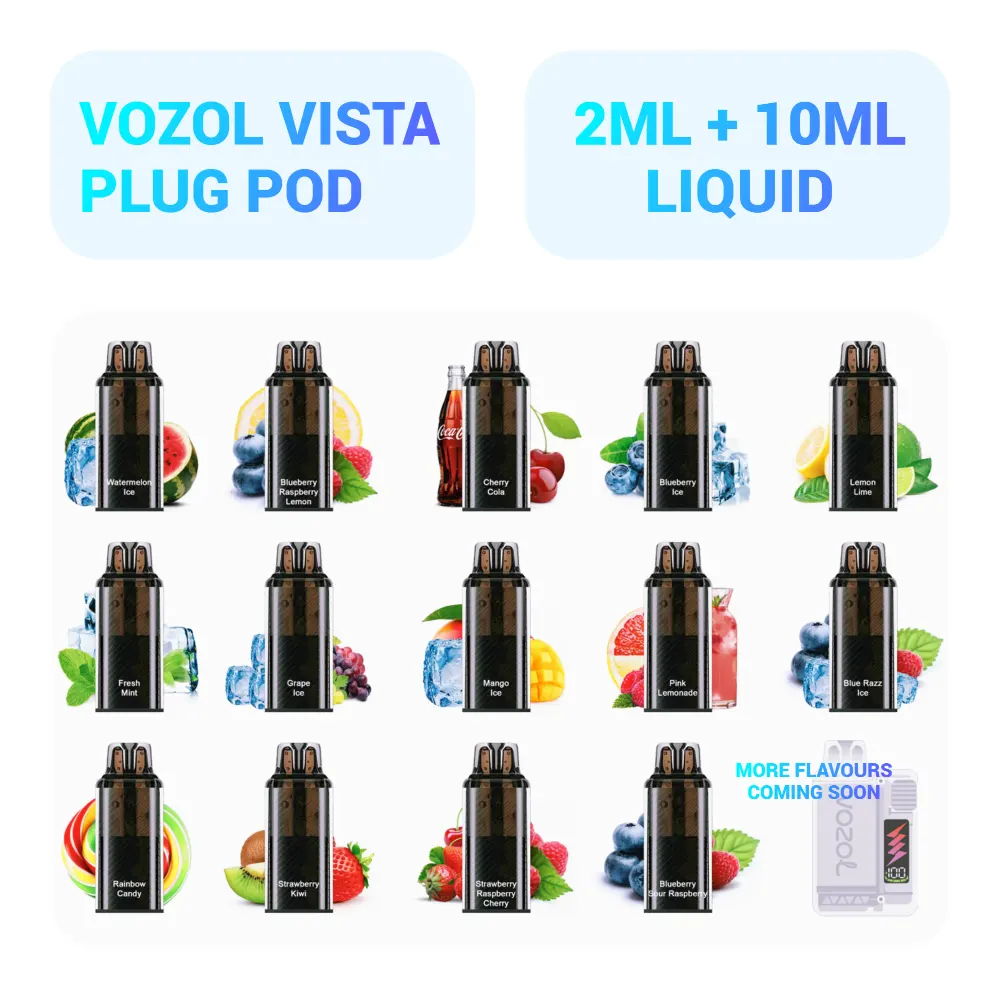 VOZOL Vista Plug Pods Geschmacksrichtungen