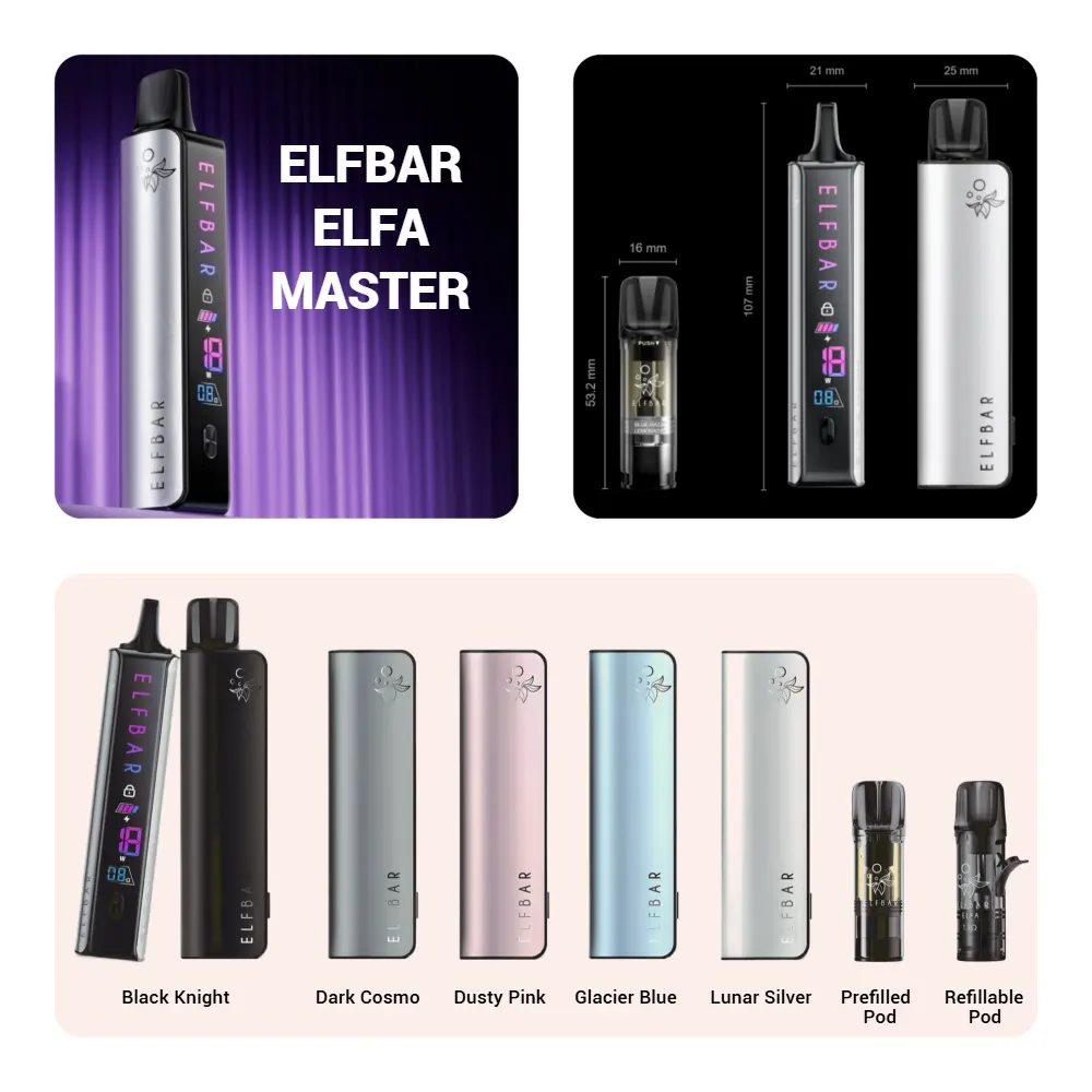 Elfbar Elfa Master alle Farben