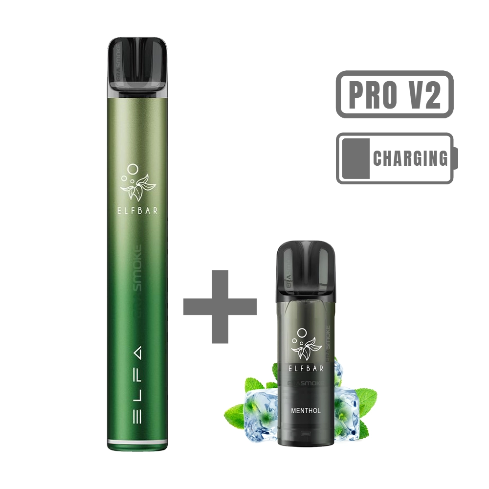 elfbar elfa pro v2 starter kit twilight green menthol 20mg