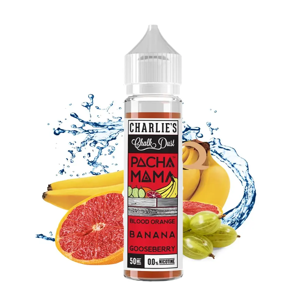 Pacha Mama Bloodorange Banana Gooseberry 50ml Shortfill