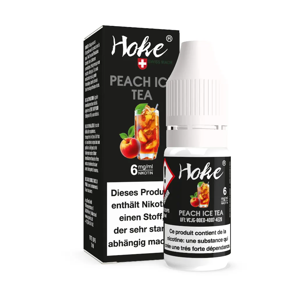 Hoke Liquid Peach Ice Tea 10ml