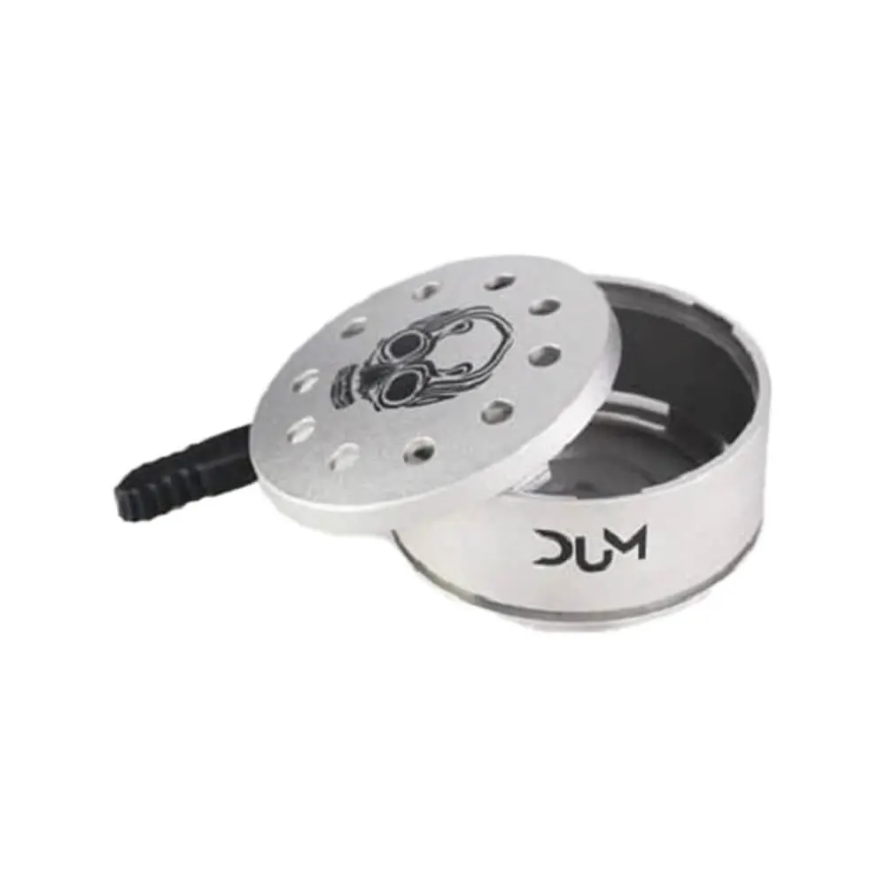 DUM Skull HMD Smokebox - Silver 2
