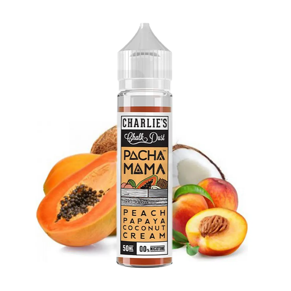 Pacha Mama Peach Papaya Coconut Cream 50ml Shortfill