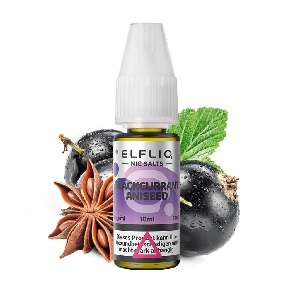 Elfliq Blackcurrant Aniseed Liquid 10ml