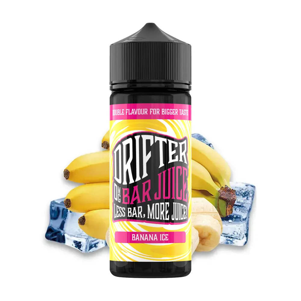 drifter bar juice banana ice 100ml shortfill