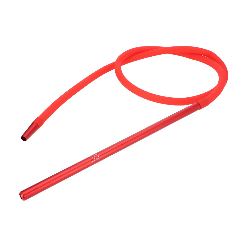 AO Hookah Alu Liner XL Schlauchset - Rot 1