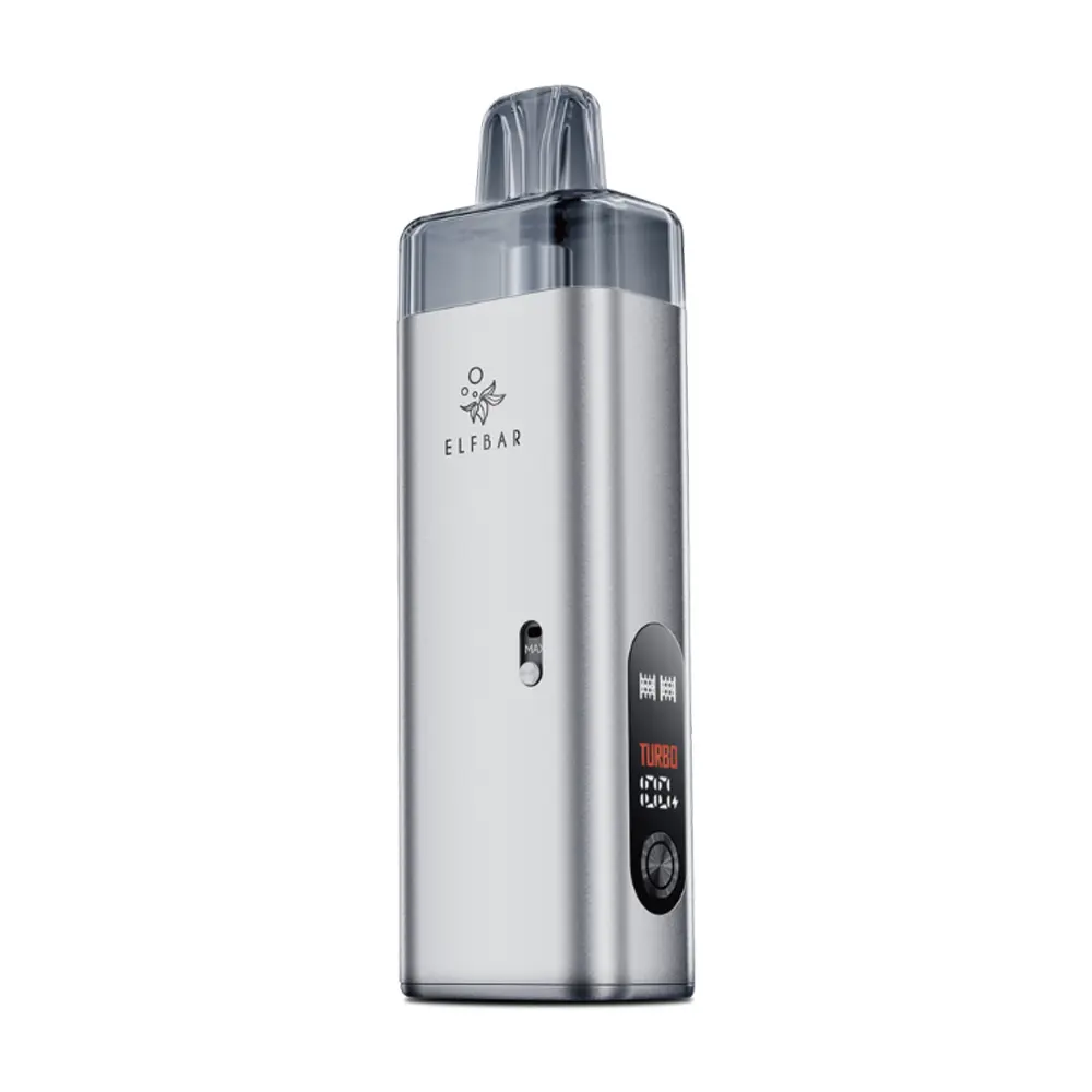 elfbar elfx mega pod kit silver