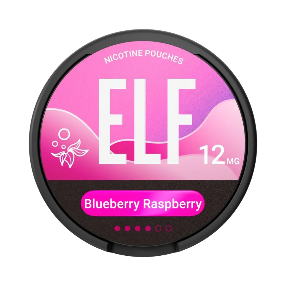 elfbar elf snus blueberry raspberry 12mg