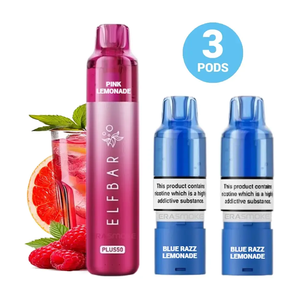 Elfbar Plus 50 Starter-Kit Lemonade Edition