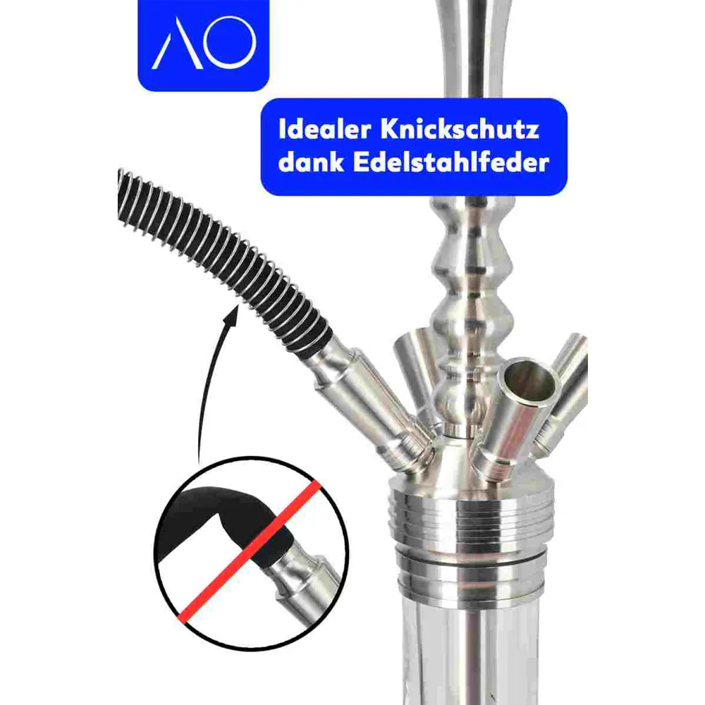 AO Hookah | Carbon Mundstück ONO | Silver 4