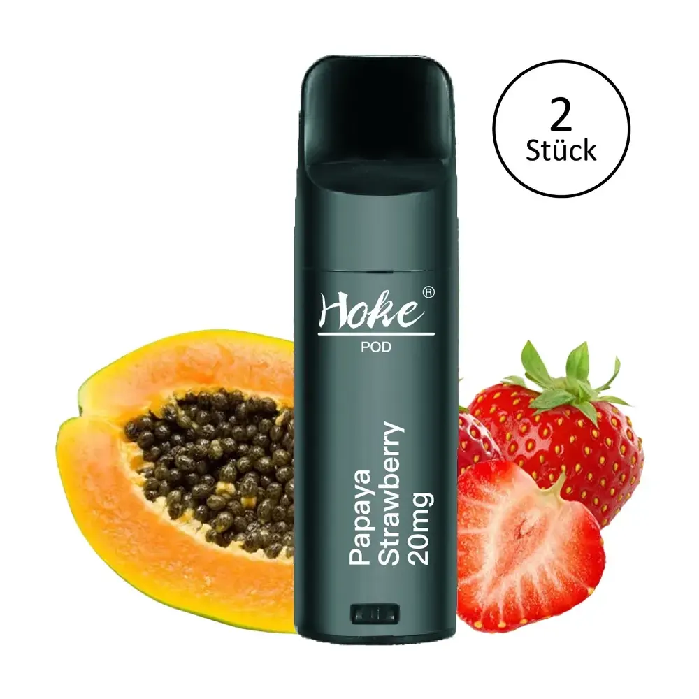 Hoke Pod Kartusche | Papaya Strawberry | 2 Stück