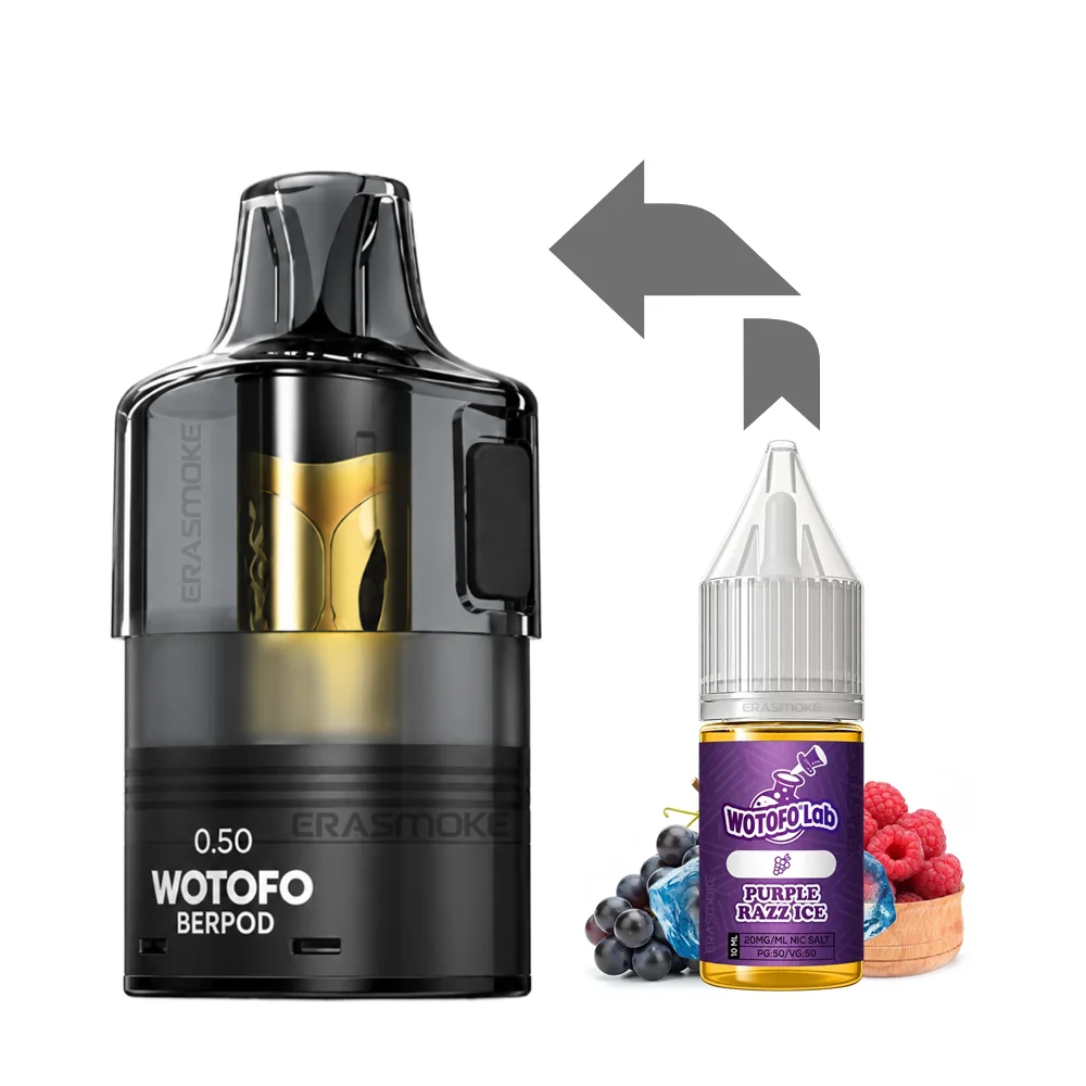 Wotofo NexPod Pro 15K Refill Set Purple Razz Ice