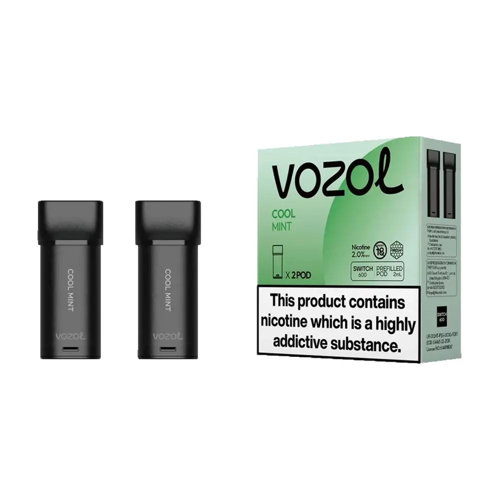 Vozol Switch 600 Cool Mint Pod Verpackung