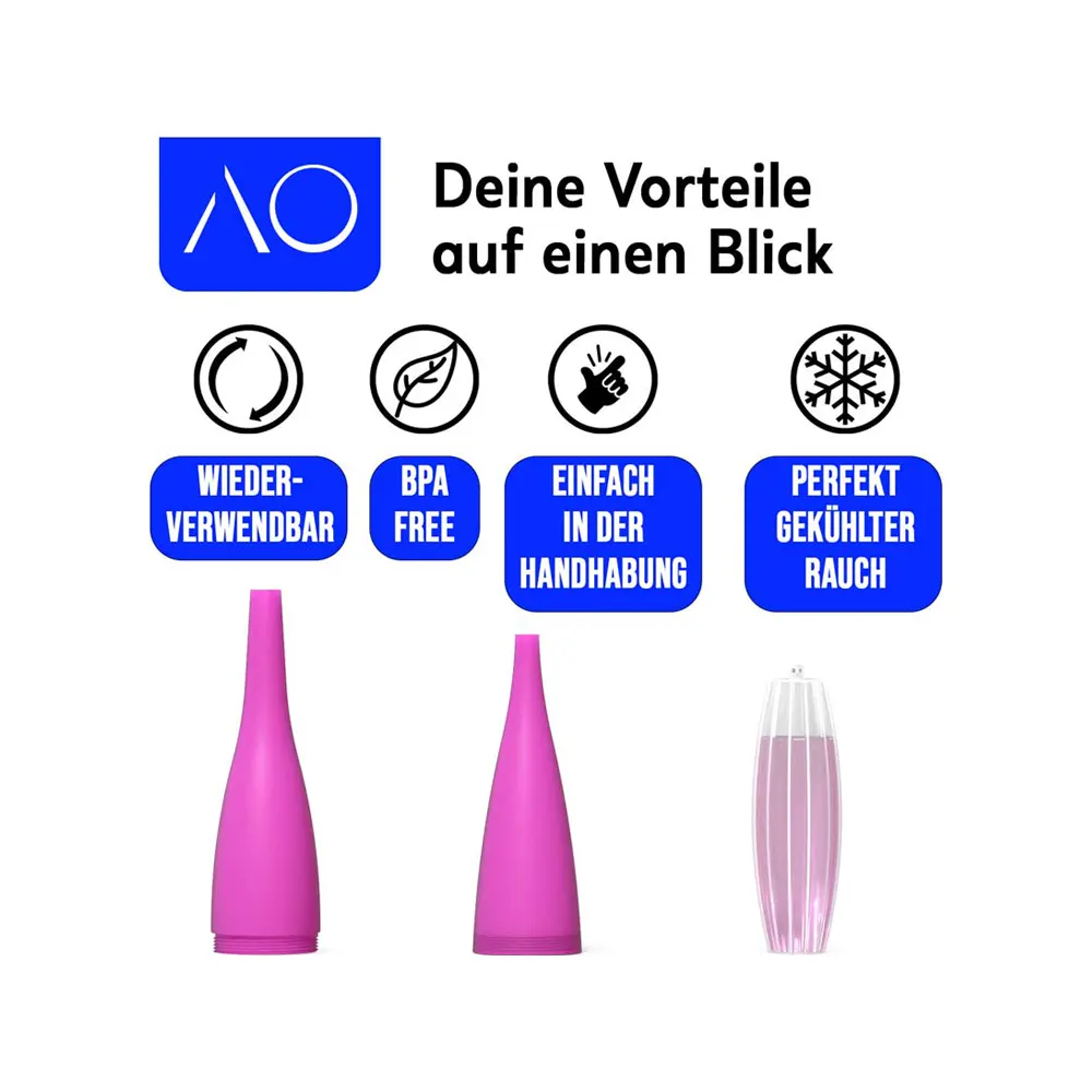 AO Ice Bazooka 2.0 - Kühlmundstück Neon Pink 2