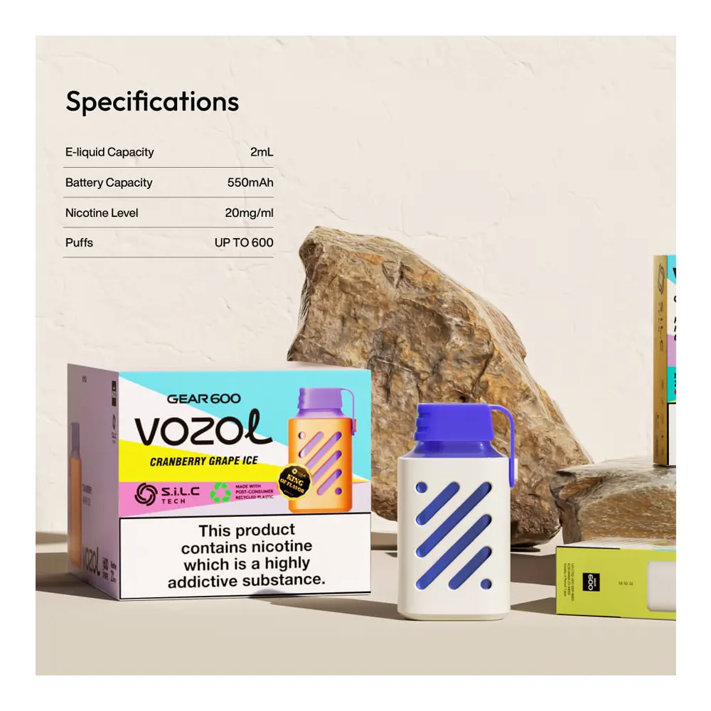 VOZOL Gear 600- Spezifikation