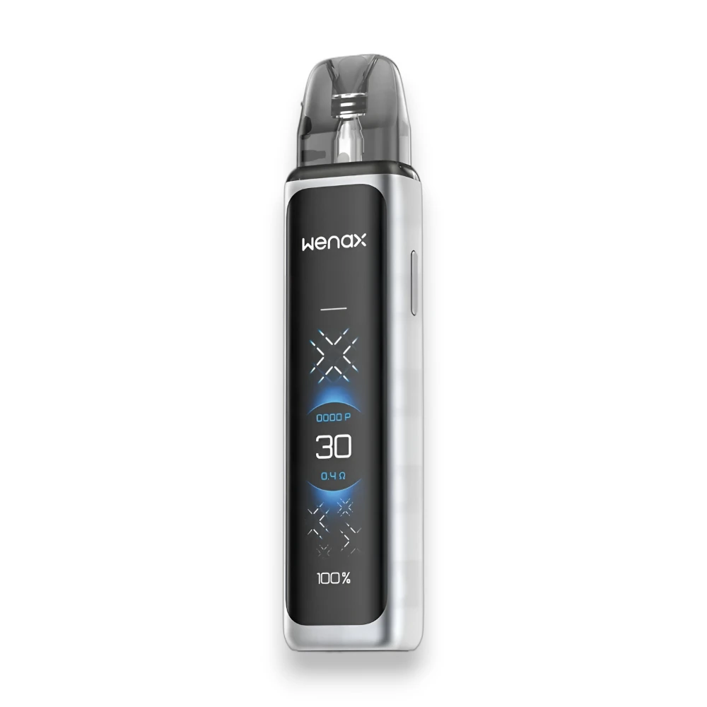 geekvape wenax q ultra frosted silver