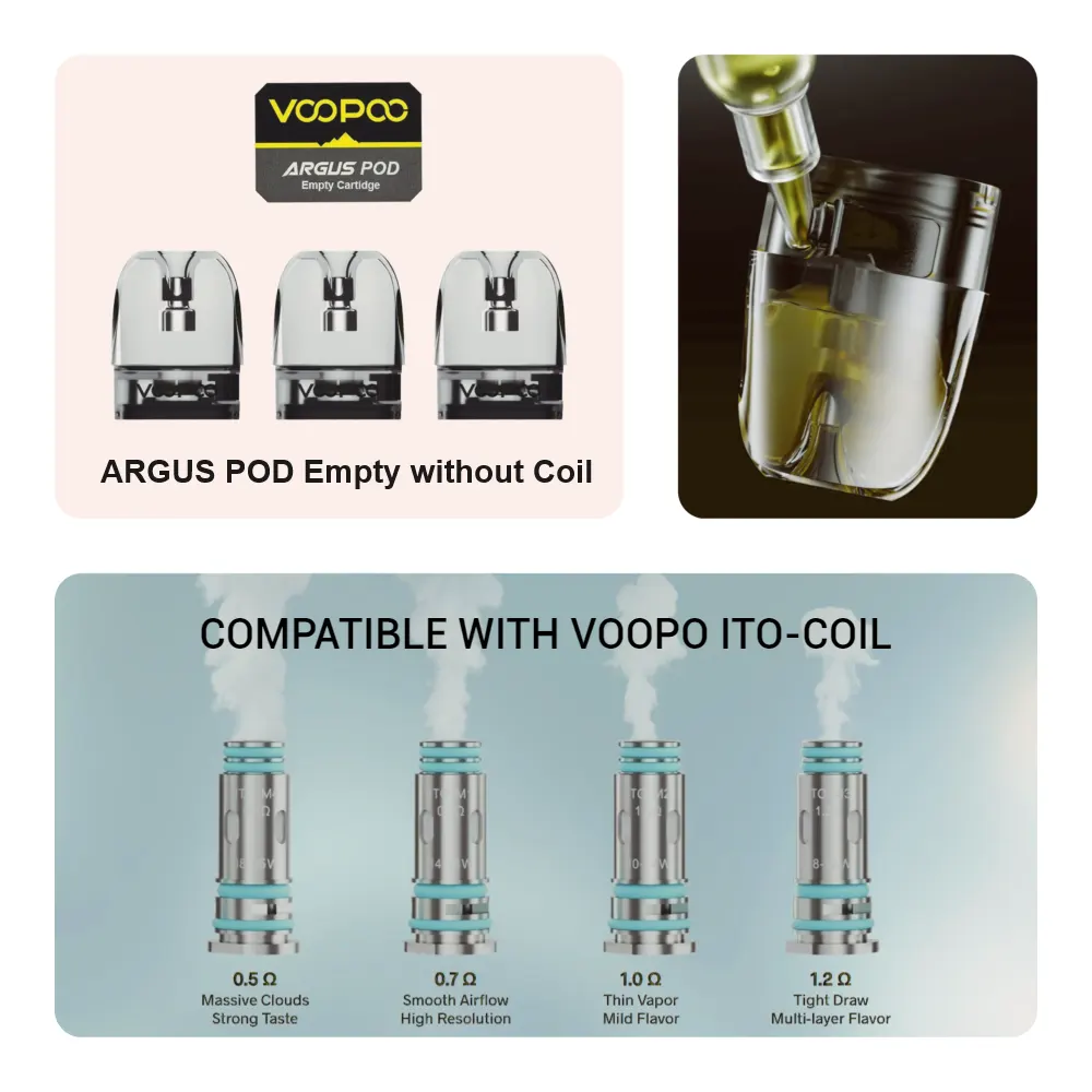 Argus Empty Voopoo Argus Empty Pod ⭐ Bestpreisgarantie