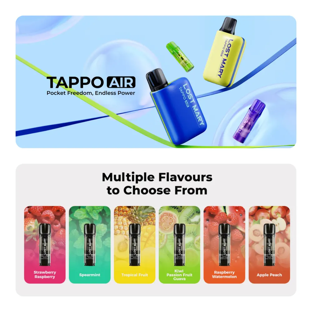 LOST MARY TAPPO Spearmint | Prefilled Pod LOST MARY TAPPO Spearmint | Prefilled Pod
