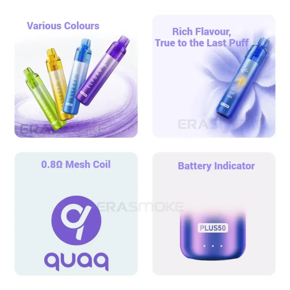 Elfbar Plus 50 Spezifikation