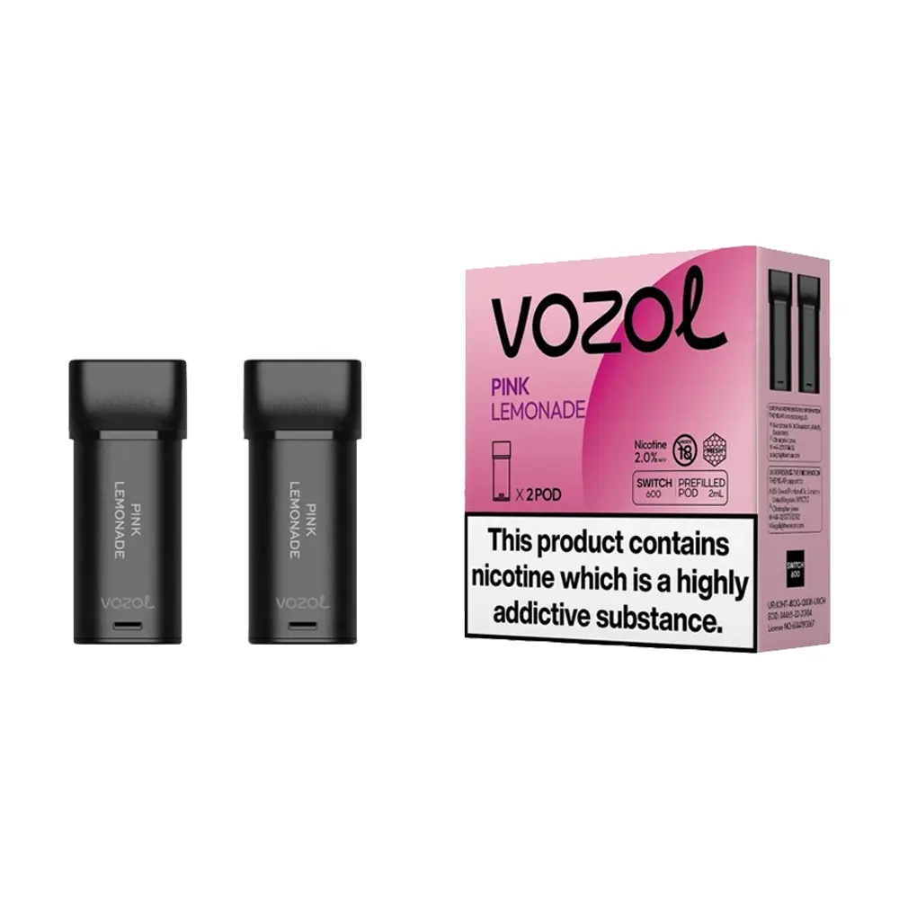 Vozol Switch 600 Pink Lemonade Pod Verpackung