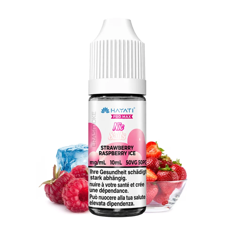 hayati nic salt liquid strawberry raspberry ice