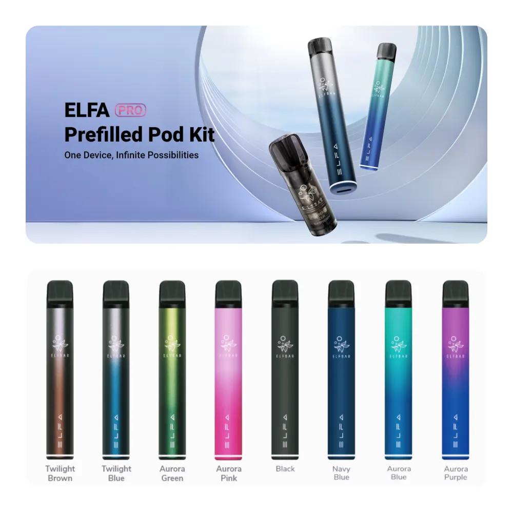 Elfbar ELFA PRO Starter-Kit alle Farben