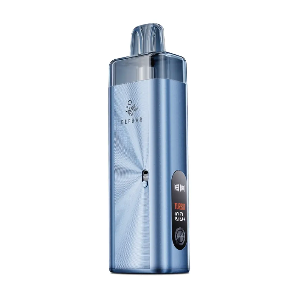 elfbar elfx mega pod kit cyan