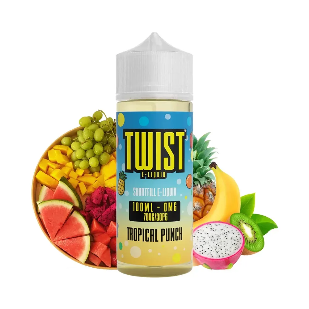 twist shortfill tropical punch 100ml