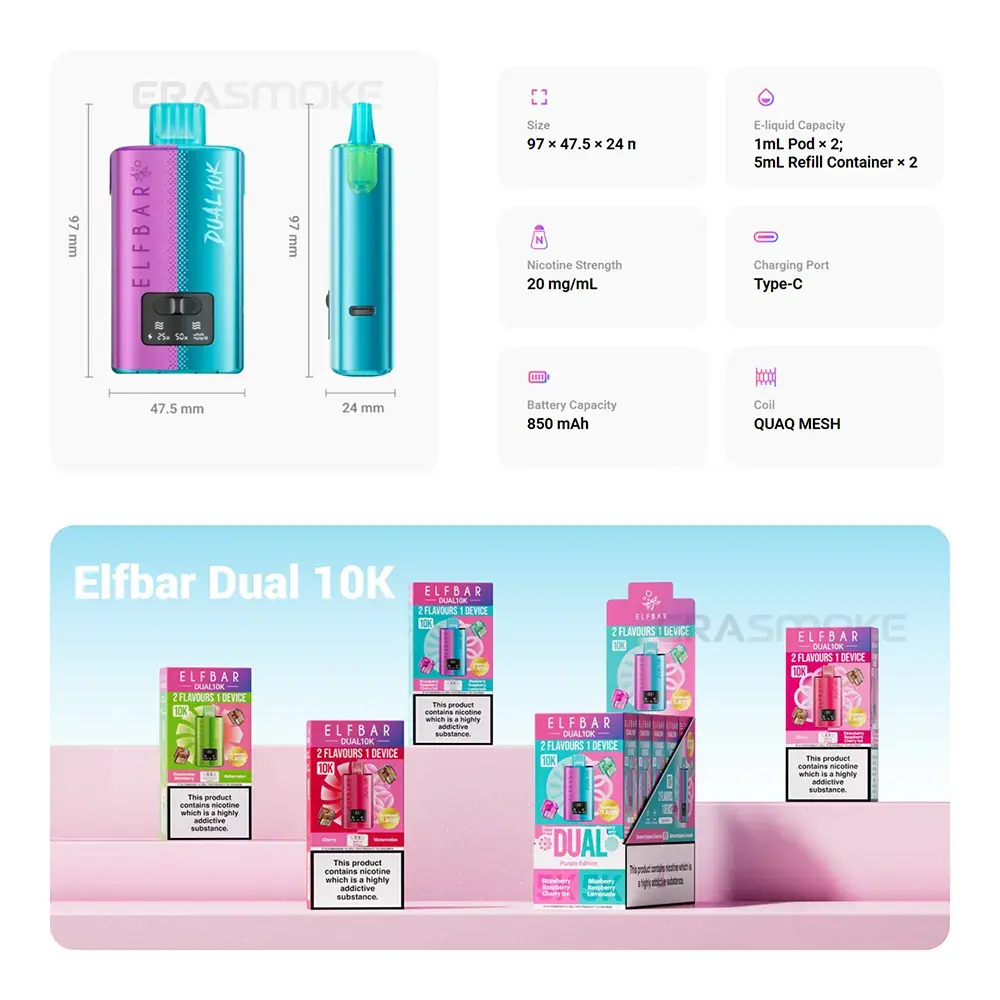 Elfbar Dual 10K Details