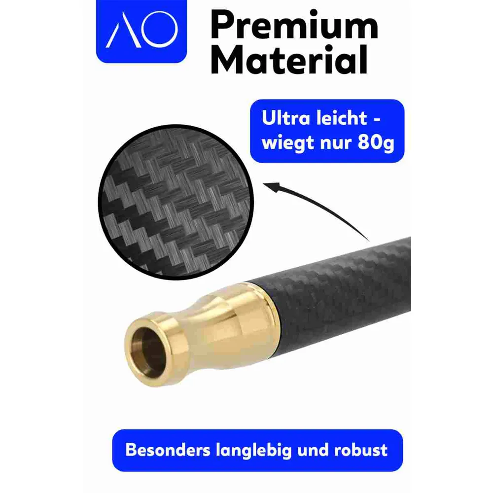 AO Hookah Carbon Mundstück ONO - Gold 2